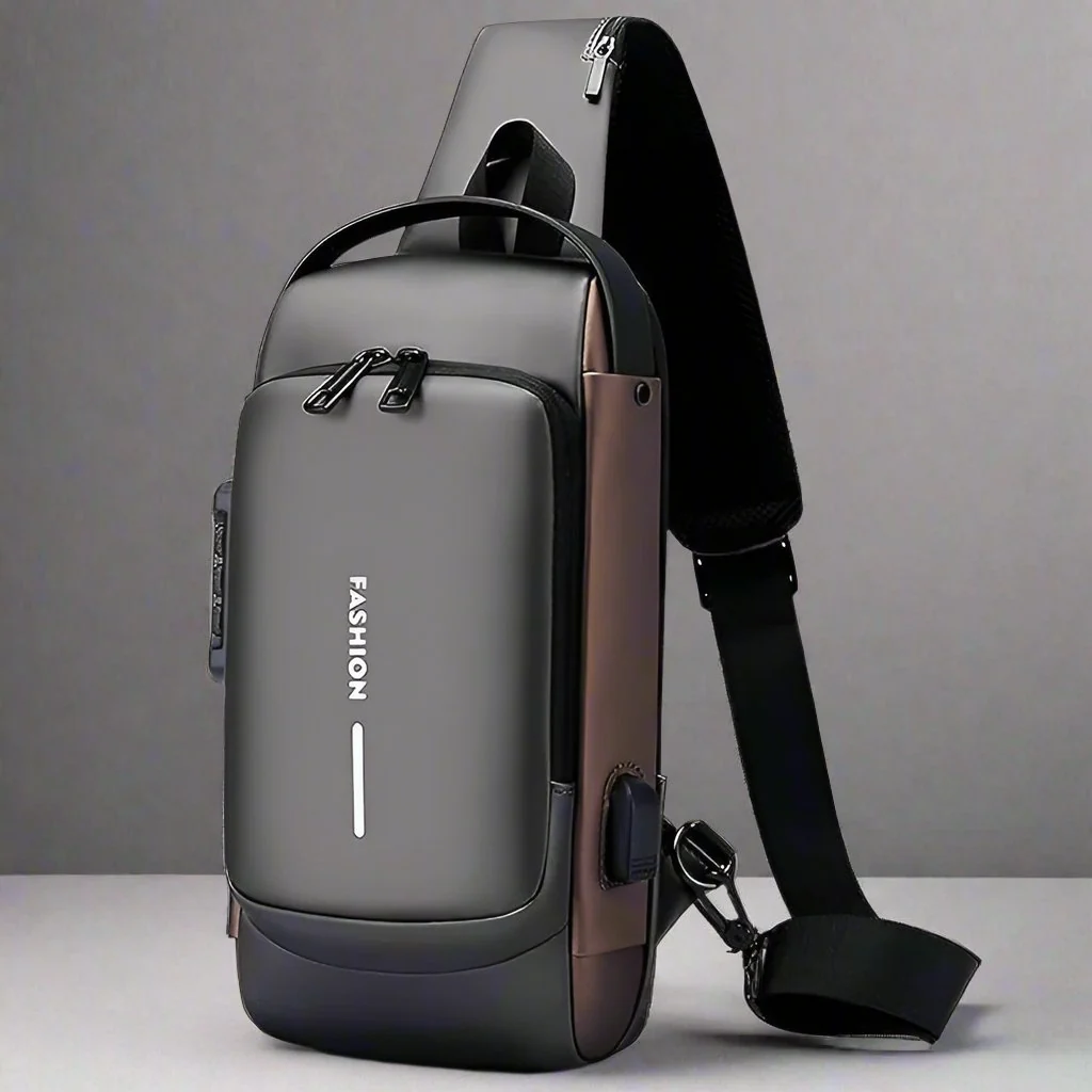AeroGuard Slim Waterproof Anti-Theft Crossbody Sling Bag