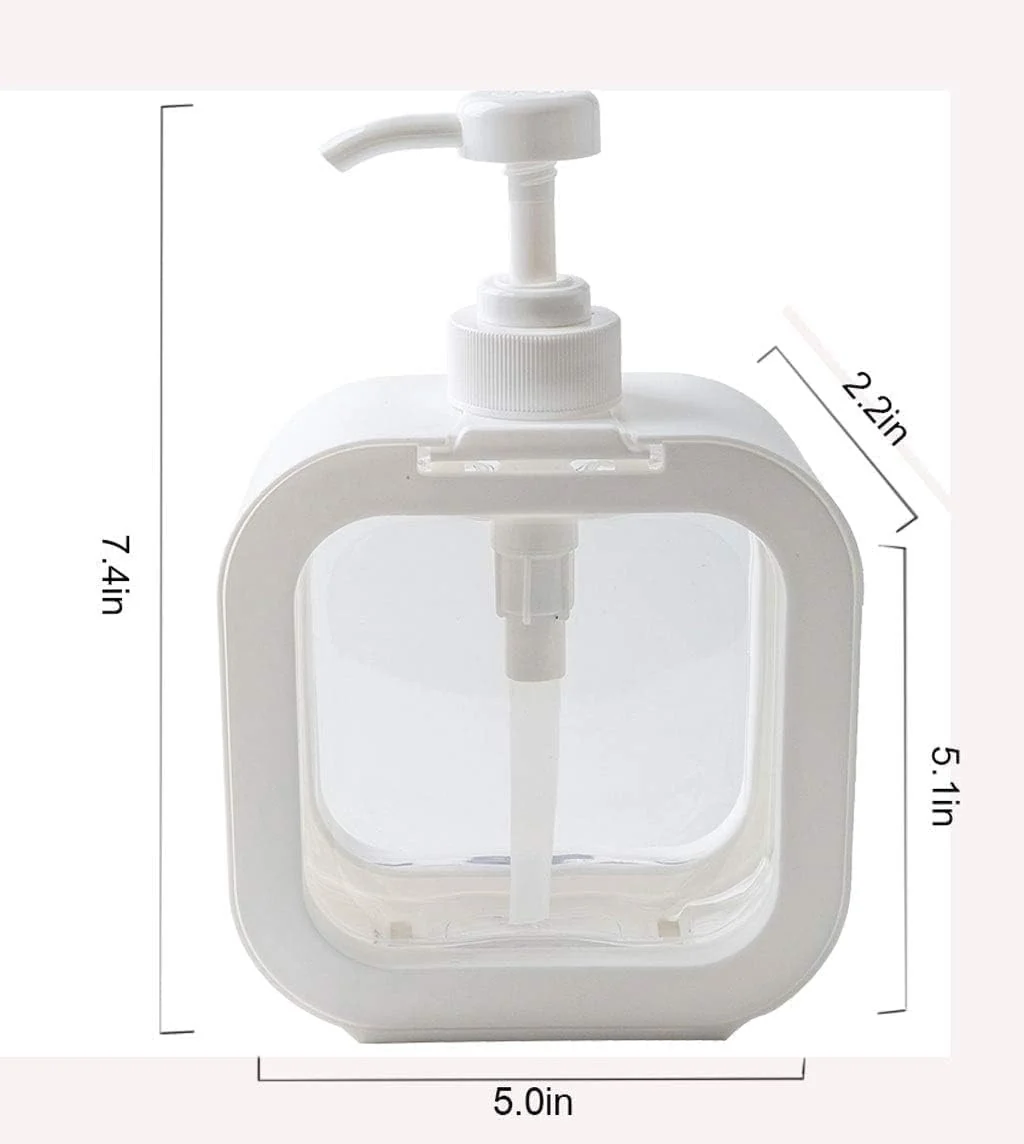 Bestic - Transparent Soap Dispenser Bottle (Buy 1 Get 1 Free). - Image 2