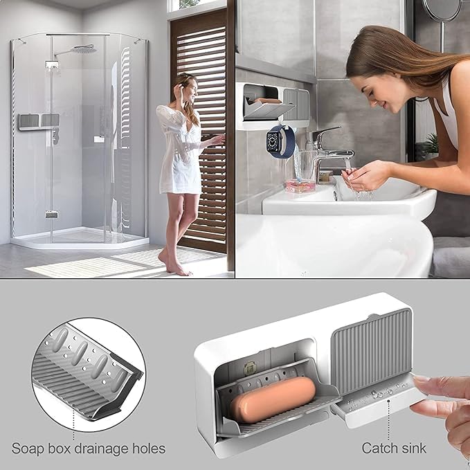 BESTIC Bathroom and Wash Basin Soap Box - Image 4