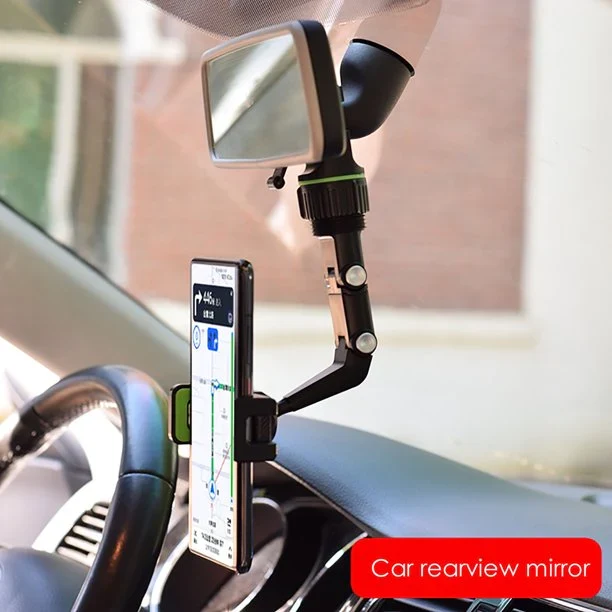 360° rearview mirror phone holder - Image 2