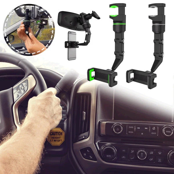 360° rearview mirror phone holder - Image 4