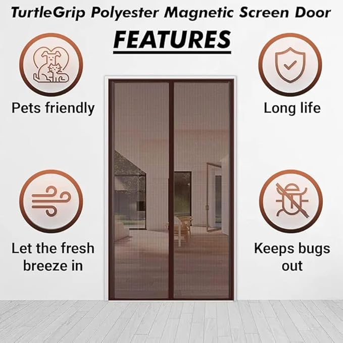 Door Curtain Magnetic Mosquito Net for all door sizes - Image 3