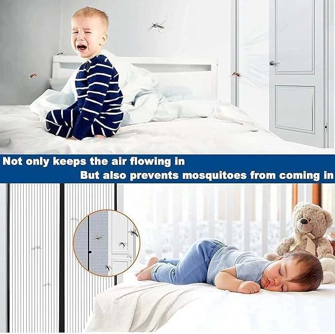 Door Curtain Magnetic Mosquito Net for all door sizes - Image 8
