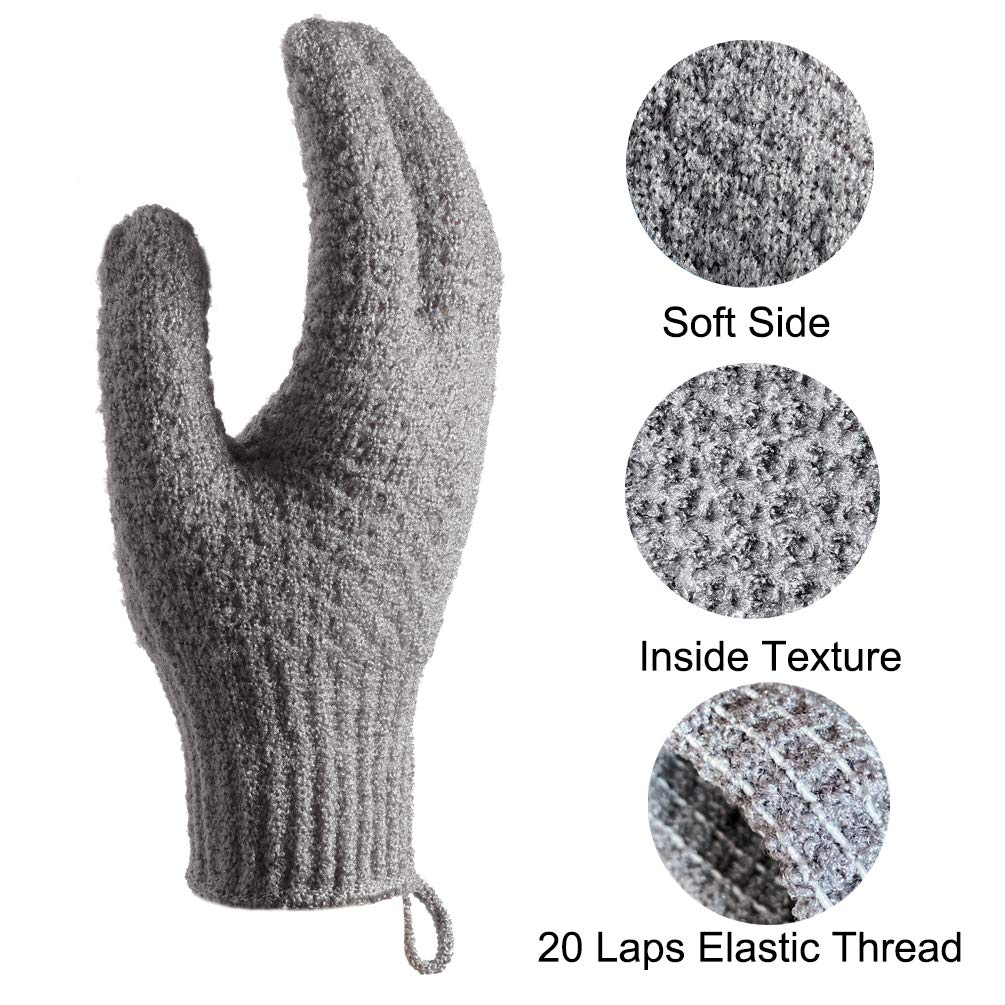 Exfoliating Bath & Shower Gloves (Buy 1 Pair and Get 1 Free) - Image 4