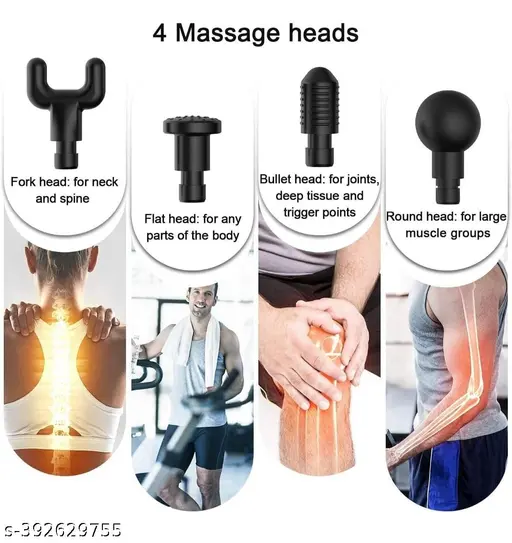 Gun Massager, 6 Speeds Cordless Handheld - Image 2