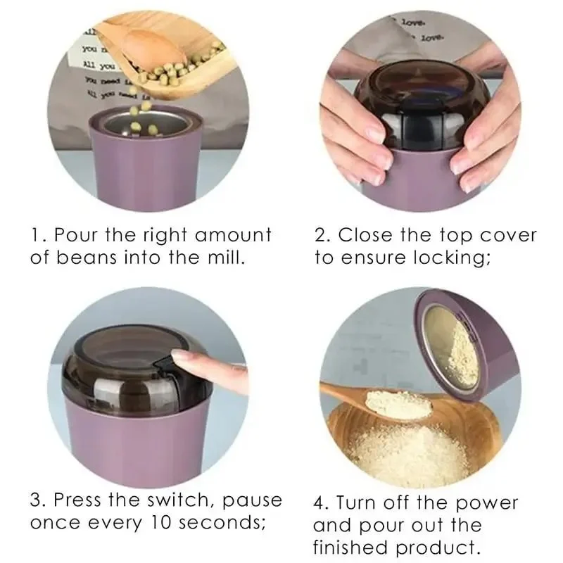 Portable Electric Grinder (Get FREE Gift with Every Order) - Image 3