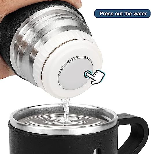 Steel Vacuum Flask Set with 3 Stainless Steel Cups Combo - 500ml - Image 7