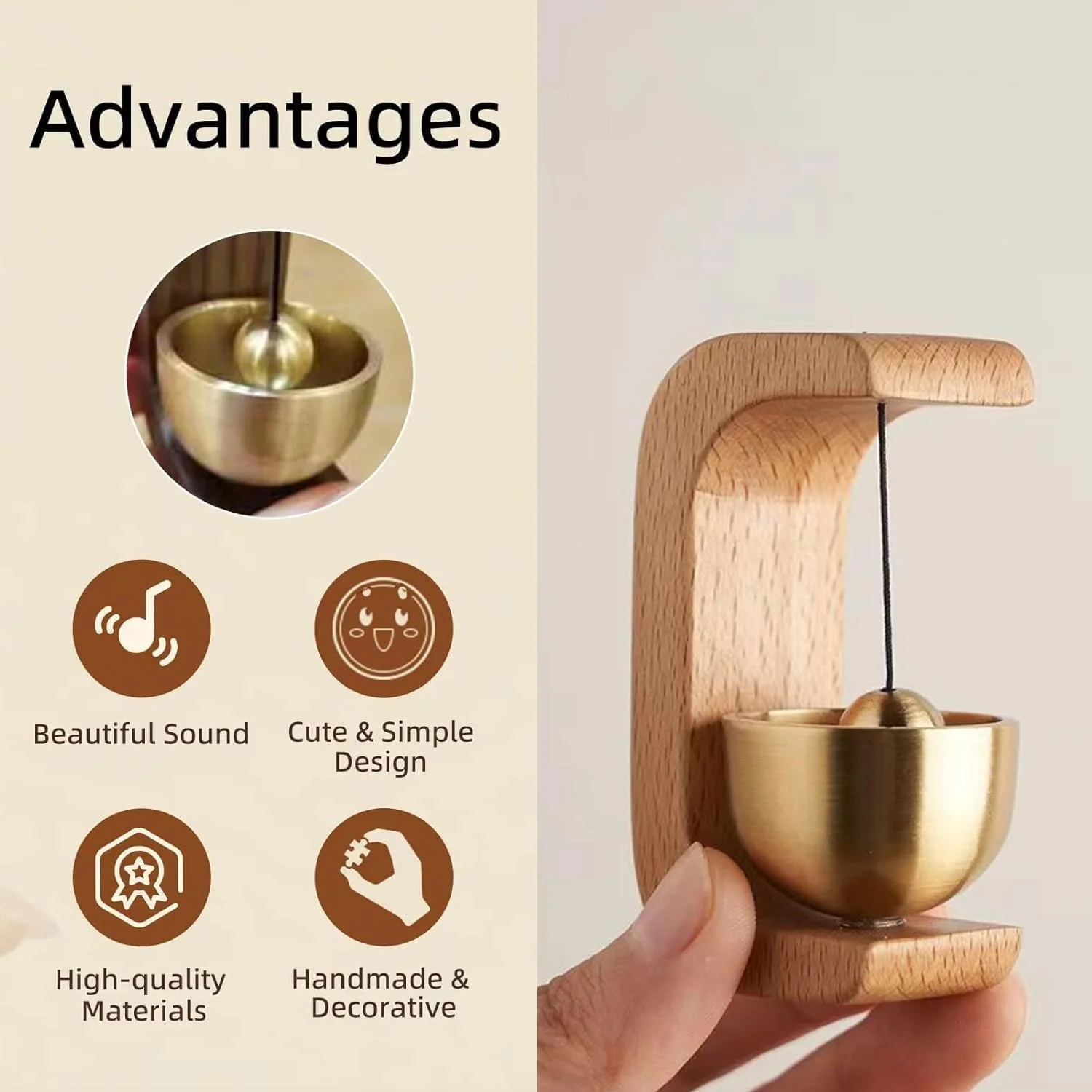 Wooden Magnetic Door Bell - Image 5