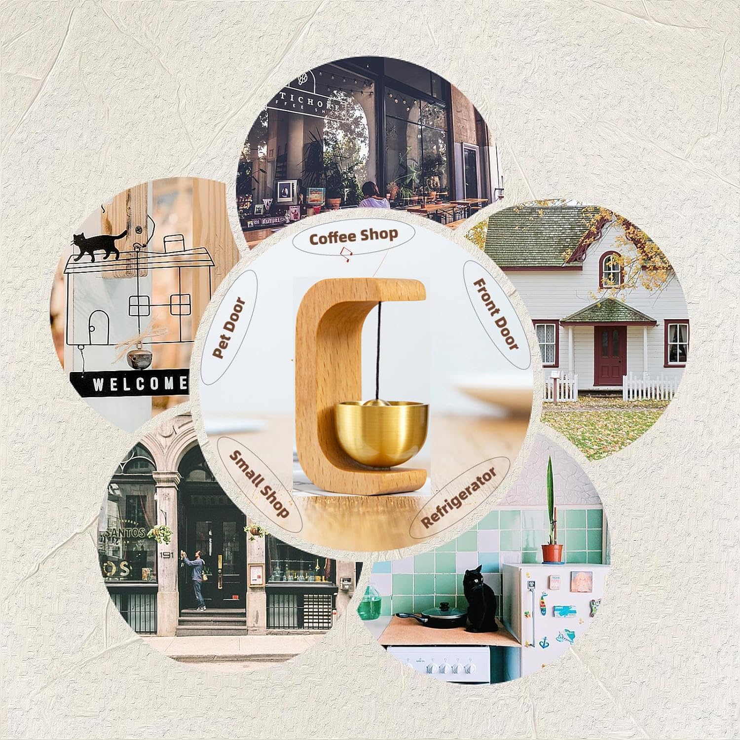 Wooden Magnetic Door Bell - Image 8
